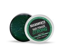 Beardburys Strong Hair Pomade Wax for Men. Strong Hold, High Shine Finish, Texturising Styling Wax, Adds Volume, Water Soluble, Easy to Wash Out, Fruity Green Strike Scent 100ml
