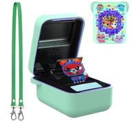 BEARDDO Silicone Cover Case for Bitzee Orginal Interactive Toy Digital Pet and Case, Protective Skin Sleeve with Lanyard for Bitzee Virtual Electronic Pets Accessories Kids Boys Girls (Green)