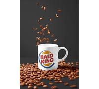 Bearded Bald King Mug - The Ultimate Gift for Christmas, Birthdays, Father’s Day, and More!