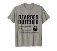 Bearded Butcher Definition Butchery Meat Butchers T-Shirt