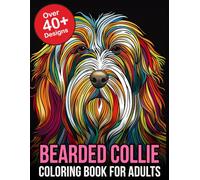 Bearded Collie Coloring Book for Adults