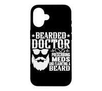 Bearded Doctor Prescribing Meds Flaunting Beard Pediatric Case for iPhone 16
