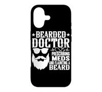 Bearded Doctor Prescribing Meds Flaunting Beard Pediatric Case for iPhone 17