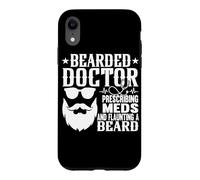 Bearded Doctor Prescribing Meds Flaunting Beard Pediatric Case for iPhone XR