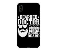 Bearded Doctor Prescribing Meds Flaunting Beard Pediatric Case for iPhone XS Max