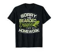 Bearded Dragon Ate My Homework Shirt Beardie Bearded Dragon T-Shirt