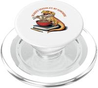 Bearded Dragon Ate My Homework Student Pet Lizard PopSockets PopGrip for MagSafe
