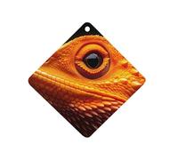 Bearded Dragon Automotive Air Fresheners Mirror Aromatherapy Tablets Ornament Car Fragrance Scented Cards Rhombus