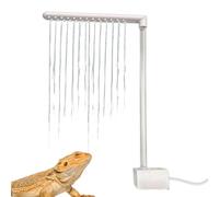 Bearded Dragon Bath Set,Water Pump Shower Head Bearded Dragon Accessories | Suction Cups, 360 Rotation Showerhead Electric for Pool, Bathtub, Fish Tanks