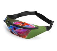 Bearded Dragon Cute Belt Bag for Women Men Crossbody Fanny Pack Fashion Waist Packs with Adjustable Strap