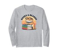 Bearded Dragon Design Youth Lizard Gift Books Reader Long Sleeve T-Shirt