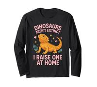 Bearded Dragon Dinosaurs aren't Extinct I Raise One at Home Long Sleeve T-Shirt