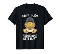 Bearded Dragon Funny Beardie Reptile Gimme Bugs Men Women T-Shirt