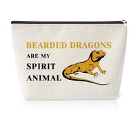 Bearded Dragon Gifts for Women Cosmetic Bag Bearded Dragon Lover Gift Gifts for Bearded Dragon Owners Bearded Dragon Themed Gift for Friend Animal Lovers Gift Birthday Graduation Gifts Toiletry Bag