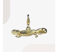 Bearded Dragon Gold Charm