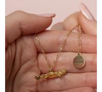 Bearded Dragon Gold Necklace - Personalised