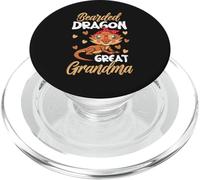 Bearded Dragon Great Grandma Reptile Collector Gift PopSockets PopGrip for MagSafe