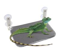 Bearded Dragon Hammock Reptile Lounger with Suction Cups for Chameleon, Lizards, Gecko, Snakes, Lguana Reptiles, Geckos, 17.7'' x 12.8"