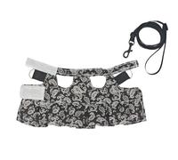 Bearded Dragon Harness - Adjustable Vest with | Amphibian Apparel for Lizard Chameleon Hamster Mice | Reptile Harness Carrier & Set to Prevent Escape