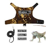 bearded dragon harness, bearded dragon straps soft straps reptile lizard harness escape proof straps and harnesses for small animals adjustable lizard rope for my
