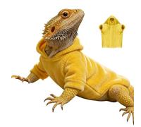 Bearded Dragon Harness - Fleece Adjustable Soft Leather Lizard, Dragons Costume | Reptile Costumes Coat For Chameleon Gecko Iguana Outdoor Walking Terrarium Hooded Clothes