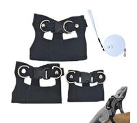 Bearded Dragon Harness - Reptile | Adjustable Anti-Escape Lizard Harness, Soft Leather Walking Vest, Retractable Rope Included for Bearded Dragon, Chameleon, Ferret, Squirrel, Animal