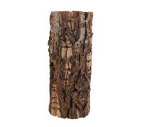 Bearded Dragon Hide Hollow Tree Trunk Reptile Log Hide | Wood Texture, Natural Bark Look, Terrarium Decor, Stress Reducing Shelter, Coffee Colour, for Lizard Snake