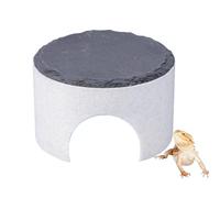 Bearded Dragon Hides, Turtle Basking Shelter, 3D Printing Reptile Hide Cave, Decorative Reptile Hide, Tortoise Basking Pet Nest, Reptile Hide for Snakes, Bearded Dragon Pet Nest, Natural Turtle Hide