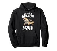 Bearded Dragon I Have A Dragon Living In My House Lizard Pullover Hoodie