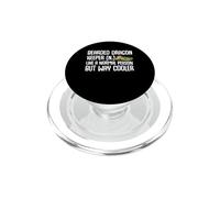Bearded Dragon Keeper Like A Normal Person But Cooler PopSockets PopGrip for MagSafe