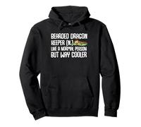 Bearded Dragon Keeper Like A Normal Person But Cooler Pullover Hoodie