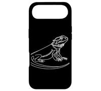 Bearded Dragon Line Art Reptile Coloring Design Case for iPhone Air