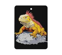Bearded Dragon Lizard Animal Car Air Freshener Hanging Aromatherapy Tablets Rearview Mirror Pendant Car Accessories