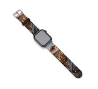 Bearded Dragon Lizard Animal Watch Bands Replacement Silicone Straps Sport Wristbands Compatible for Apple Watch 38mm/40mm