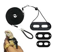 Bearded Dragon Lizard Harness - Detachable Adjustable Soft Leather Lizard Rope - 3 Sizes Reptile Lizard Harness For Animals, Escape Proof Reptiles Harness, Walking Vest Accessories For Walking Outdoor