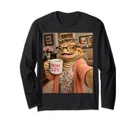 Bearded Dragon Lizard Selfie Meme Humor Mom Mommy Mama Love Long Sleeve T-Shirt