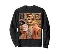 Bearded Dragon Lizard Selfie Meme Humor Mom Mommy Mama Love Sweatshirt