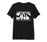 Bearded Dragon Lover Dad The Reptile Lover Bearded Dragon Premium T-Shirt