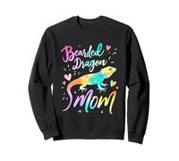 Bearded Dragon Mama Design Colorful Bearded Dragon Mom Sweatshirt