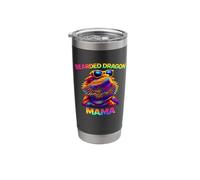 Bearded Dragon Mama Pop Art Cute Bearded Dragon Mom Stainless Steel Insulated Tumbler