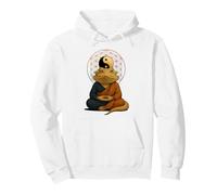 Bearded Dragon Meditation Zen Lizard Yin Yang Art Men Womens Pullover Hoodie