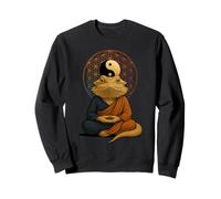 Bearded Dragon Meditation Zen Lizard Yin Yang Art Men Womens Sweatshirt