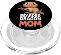 Bearded Dragon Mom For Reptile Caring Women Handler PopSockets PopGrip for MagSafe