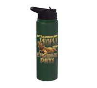 Bearded Dragon Owner Extraordinary Pets Bearded Dragon Stainless Steel Insulated Water Bottle