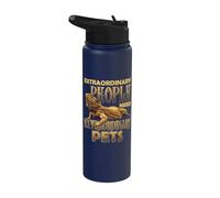 Bearded Dragon Owner Extraordinary Pets Bearded Dragon Stainless Steel Insulated Water Bottle