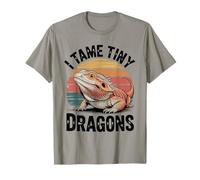 Bearded Dragon Owner Lizard Lover I Tame Dragons T-Shirt