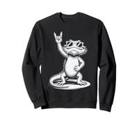 Bearded Dragon Punk Rock Rocker Heavy Metal Sweatshirt