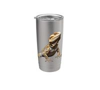 Bearded Dragon Reptile Lizard Scales Realistic Exotic Wild Stainless Steel Insulated Tumbler