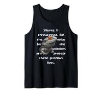 Bearded Dragon Reptile Lover Voice for The Voiceless Tank Top