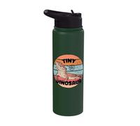 Bearded Dragon Reptile Tiny Dinosaur Cute Scales Dandelion Stainless Steel Insulated Water Bottle